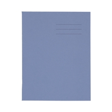 9x7" Exercise Book 80 Page, 8mm Ruled With Margin, Dark Blue - Pack of 100